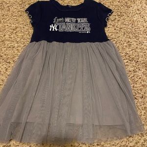 Girls Dress NY Yankees Dress Size 4T New No Tags